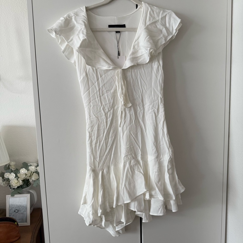 Zara Ruffle Sailor Mini Dress - Picture 4 of 6